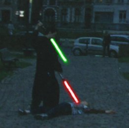 The duel didn't end too well for him.